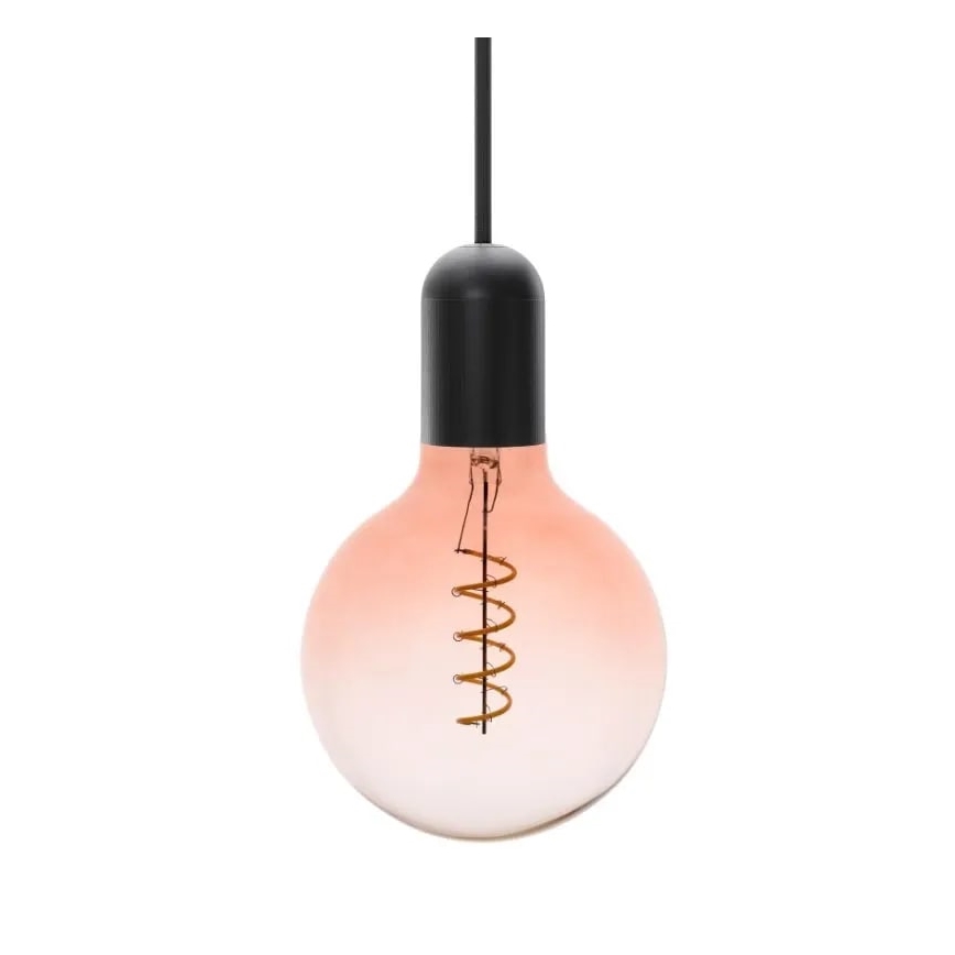 LED Żarówka FILAMENT SPIRAL G125 E27/4W/230V 2000K różowa