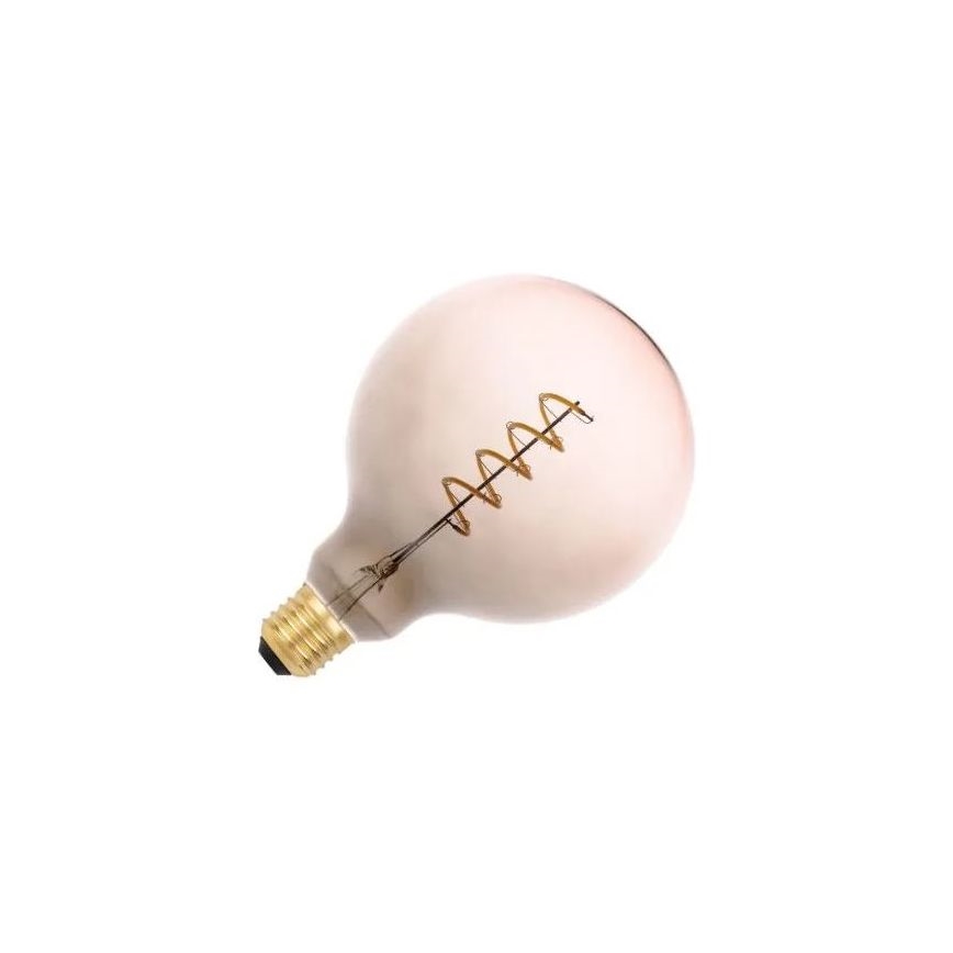 LED Żarówka FILAMENT SPIRAL G125 E27/4W/230V 2000K szara/różowa