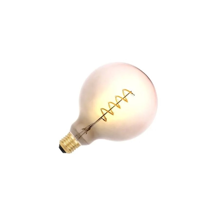LED Żarówka FILAMENT SPIRAL G125 E27/4W/230V 2000K szara/różowa