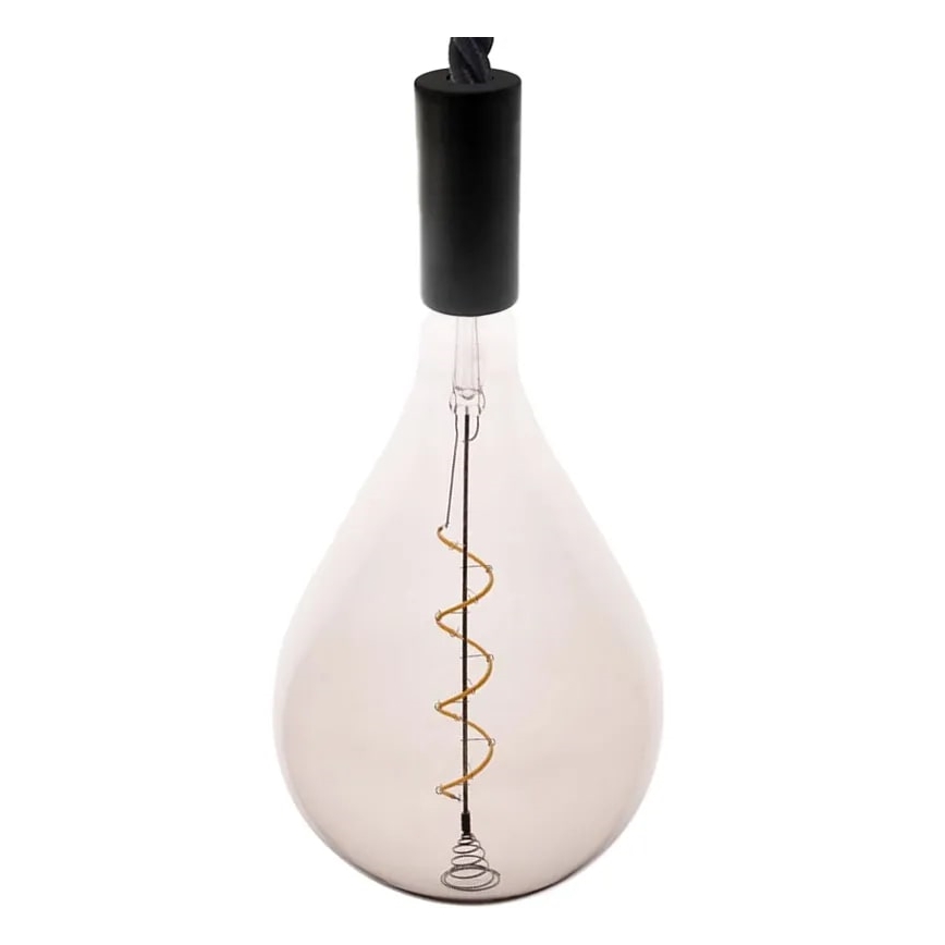 LED Żarówka FILAMENT SPIRAL SMOKE A165 E27/4W/230V 2000K
