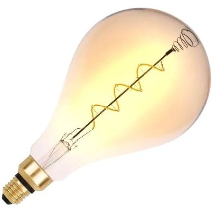 LED Żarówka FILAMENT SPIRAL VINTAGE A165 E27/4W/230V 2000K