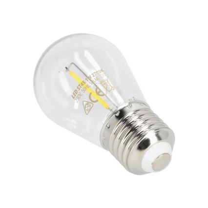 LED Żarówka FILAMENT ST45 E27/1W/230V 2700K
