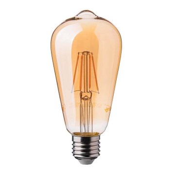 LED Żarówka FILAMENT ST64 E27/6W/230V 2200K