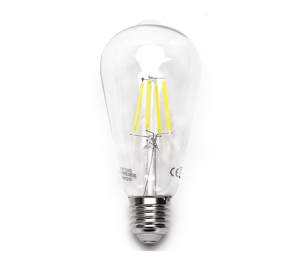 LED Żarówka FILAMENT ST64 E27/6W/230V 6500K -