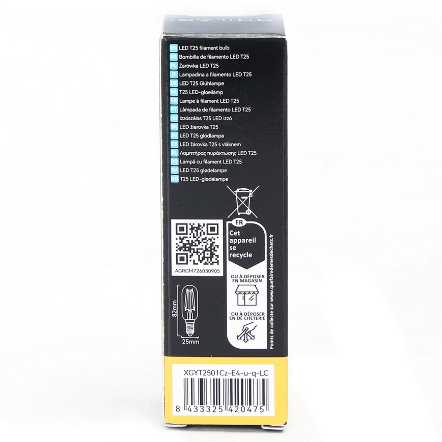LED Żarówka FILAMENT T25 E14/4W/230V 3000K - BRILAGI