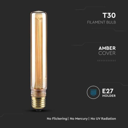 LED Żarówka FILAMENT T30 E27/2W/230V 1800K Art Edition