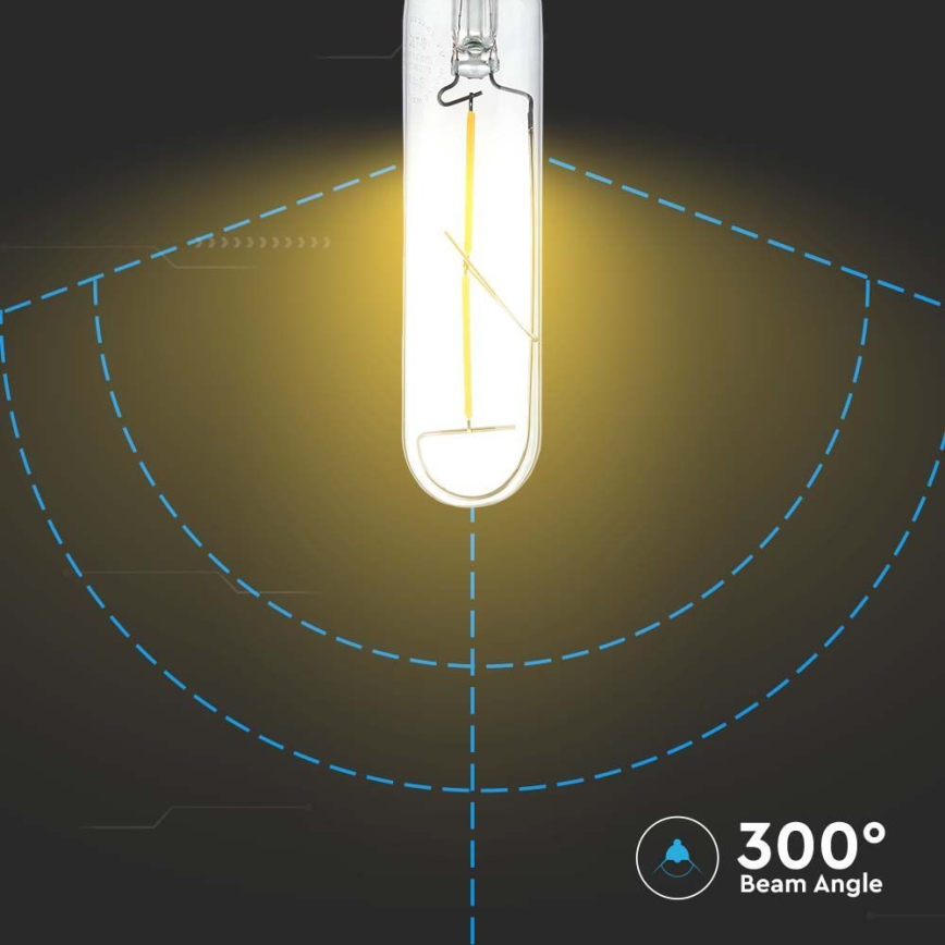 LED Żarówka FILAMENT T30 E27/2W/230V 3000K