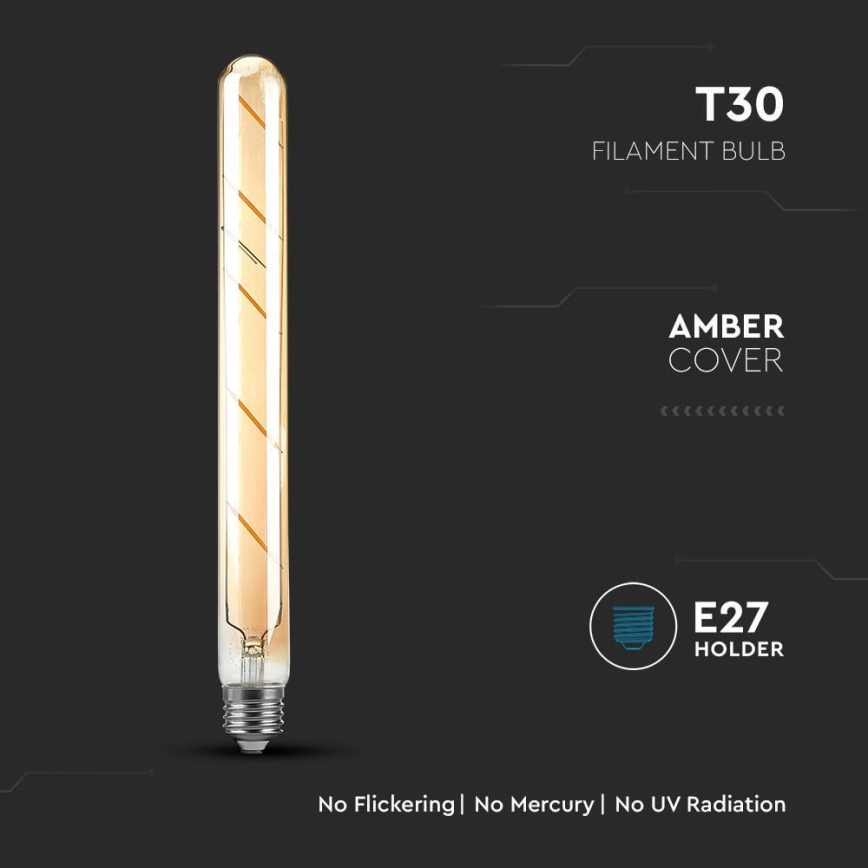 LED Żarówka FILAMENT T30 E27/5W/230V 2200K