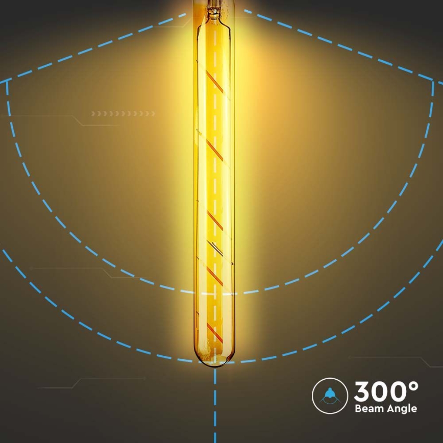 LED Żarówka FILAMENT T30 E27/5W/230V 2200K