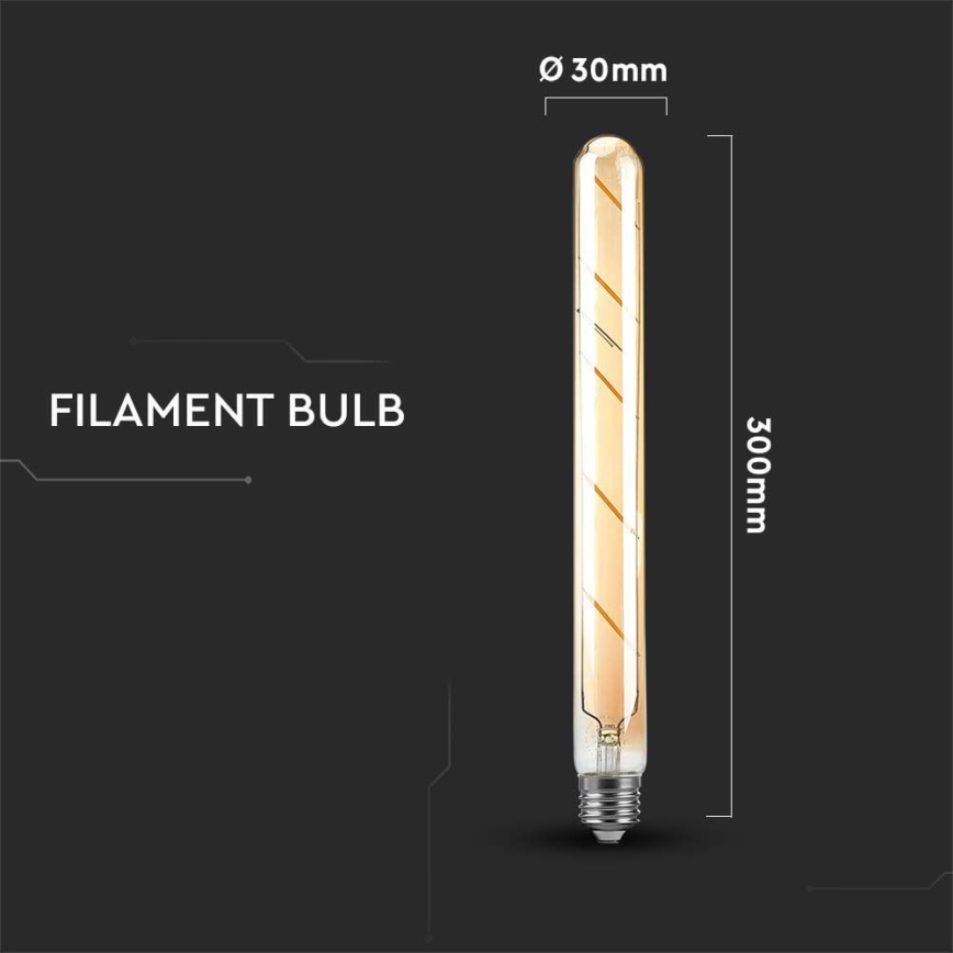 LED Żarówka FILAMENT T30 E27/5W/230V 2200K