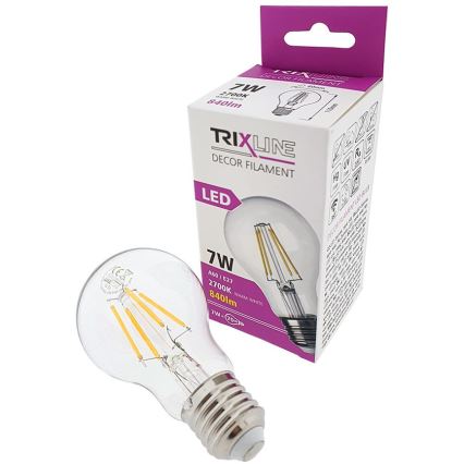 LED Żarówka FILAMENT VINTAGE A60 E27/7W/230V 2700K