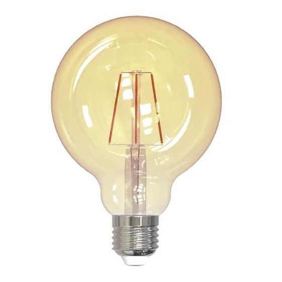 LED Żarówka FILAMENT VINTAGE G95 E27/4W/230V 2000K