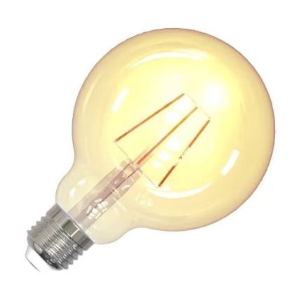 LED Żarówka FILAMENT VINTAGE G95 E27/4W/230V 2000K