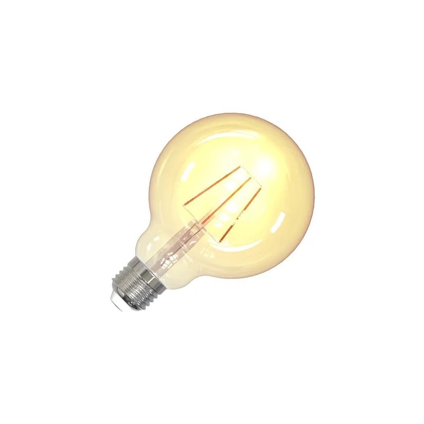 LED Żarówka FILAMENT VINTAGE G95 E27/4W/230V 2000K