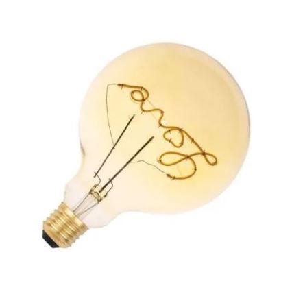 LED Żarówka FILAMENT VINTAGE LOVE G125 E27/2W/230V 2000K