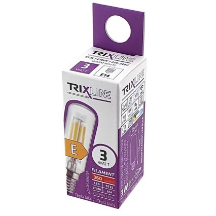 LED Żarówka FILAMENT VINTAGE ST25 E14/3W/230V 2700K