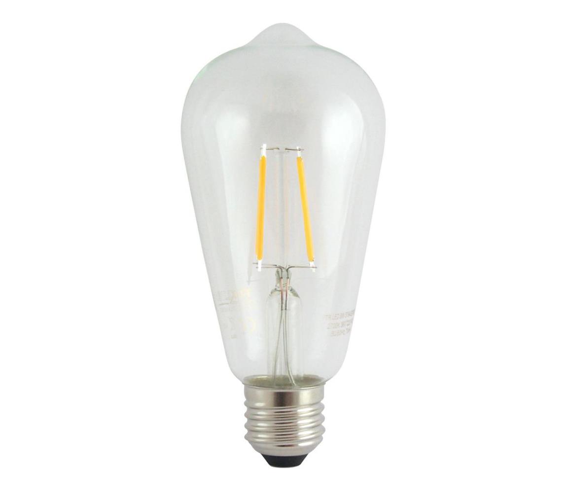 LED Żarówka FILAMENT VINTAGE ST64 E27/4W/230V 2700K