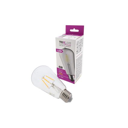 LED Żarówka FILAMENT VINTAGE ST64 E27/4W/230V 2700K