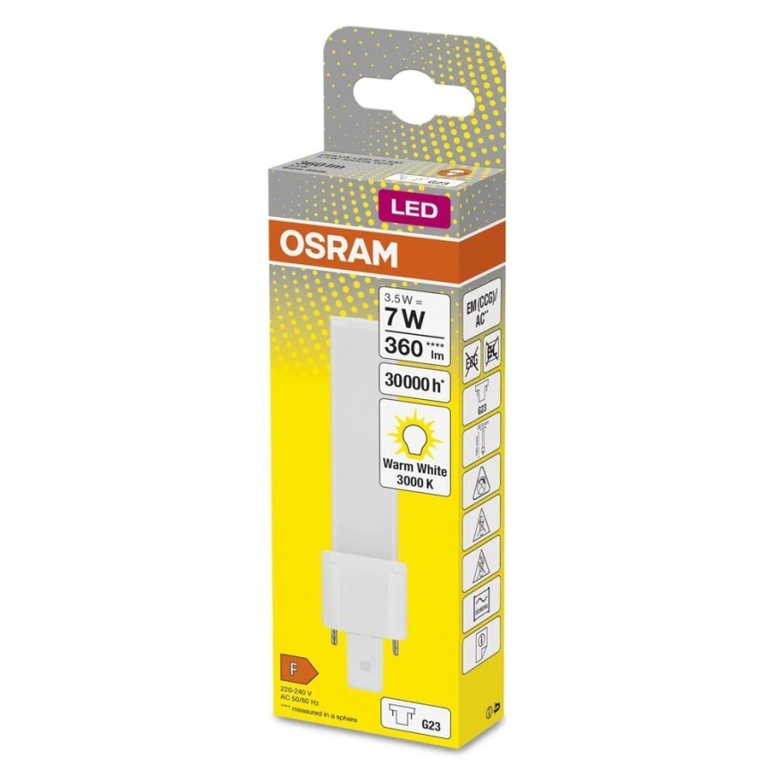 LED Żarówka G23/3,5W/230V 3000K - Osram