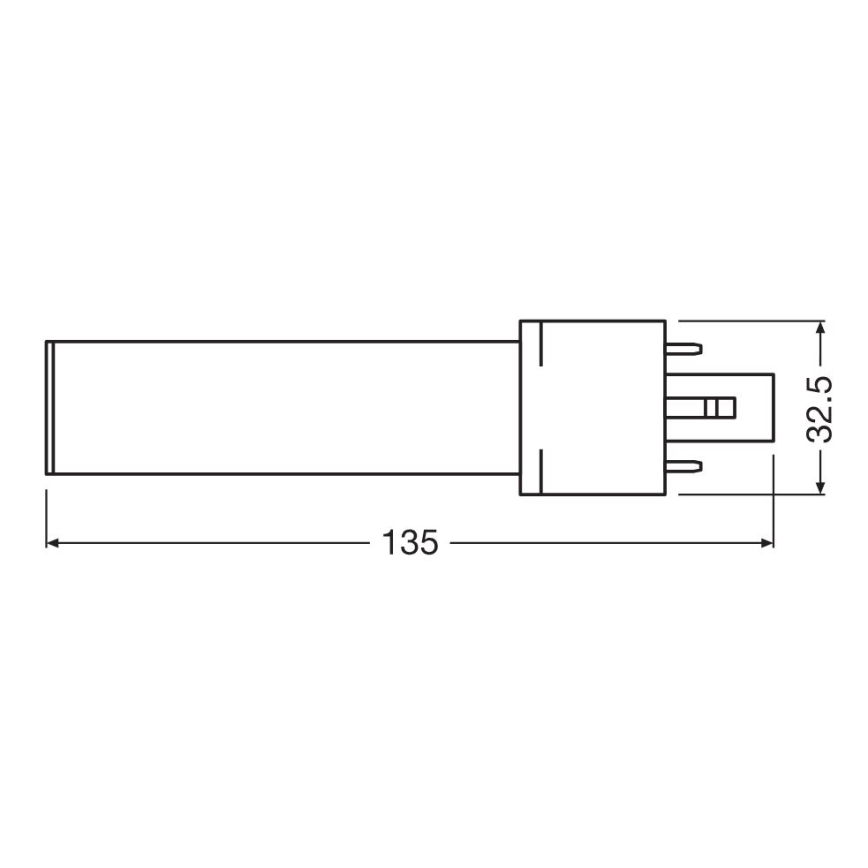 LED Żarówka G23/3,5W/230V 3000K - Osram