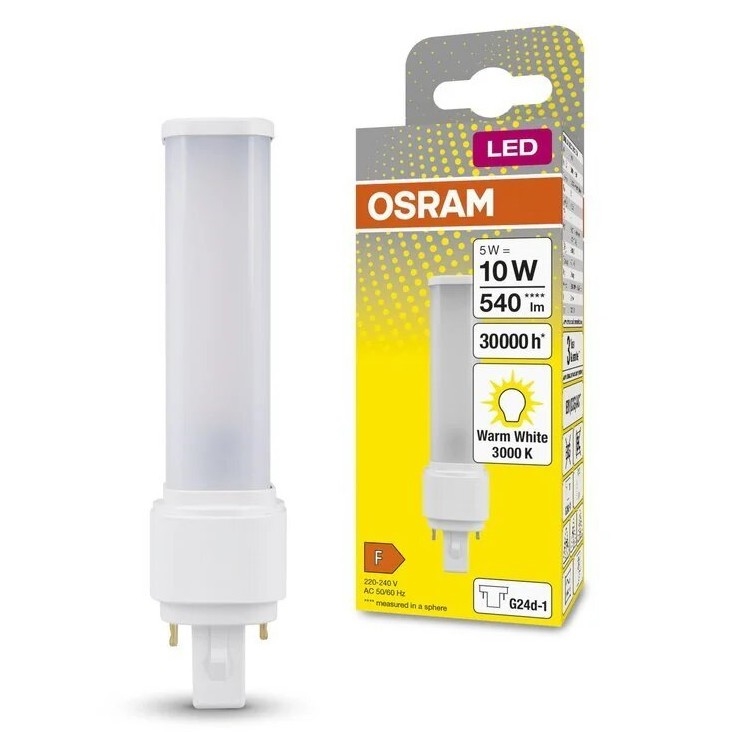 LED Żarówka G24d-1/5W/230V 3000K - Osram