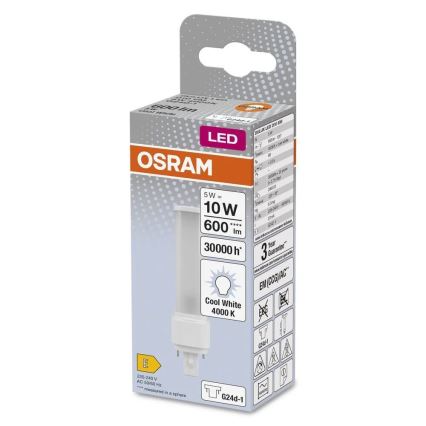 LED Żarówka G24d-1/5W/230V 4000K - Osram