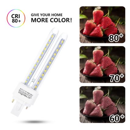 LED Żarówka G24D-3/11W/230V 6500K - Aigostar