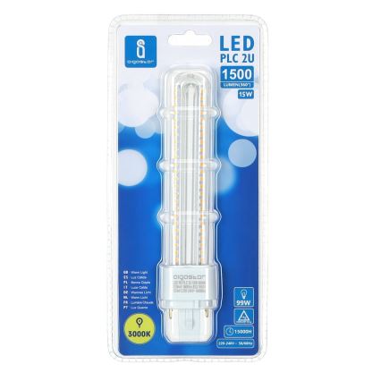 LED Żarówka G24D-3/15W/230V 3000K - Aigostar