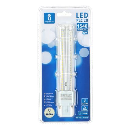 LED Żarówka G24D-3/15W/230V 4000K - Aigostar