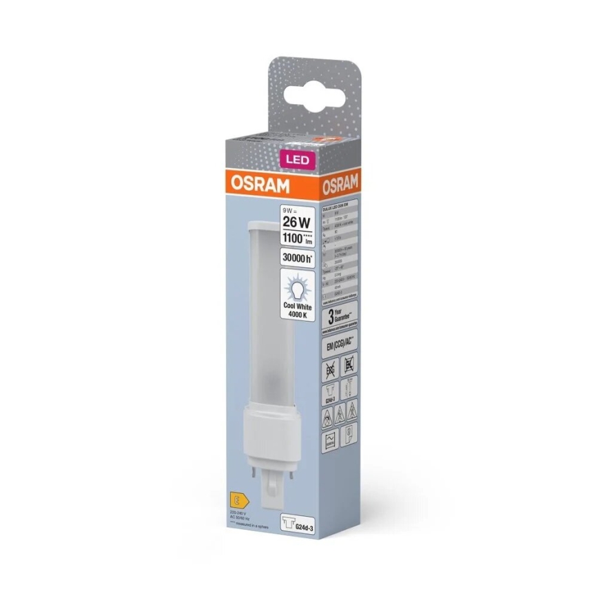 LED Żarówka G24d-3/9W/230V 4000K - Osram