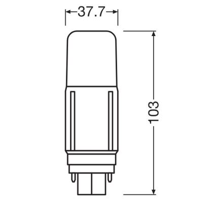 LED Żarówka G24d/5,5W/230V 4000K - Osram