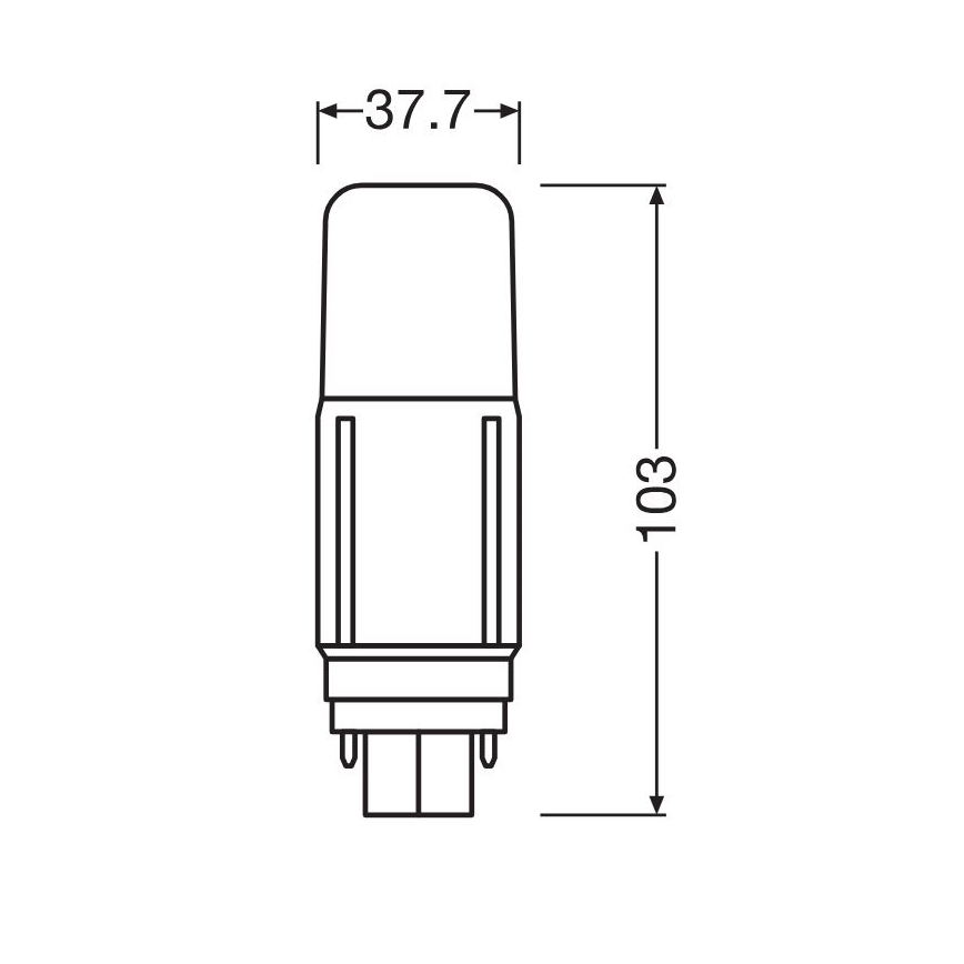 LED Żarówka G24d/5,5W/230V 4000K - Osram