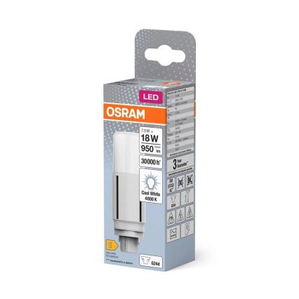 LED Żarówka G24d/7,5W/230V 4000K - Osram