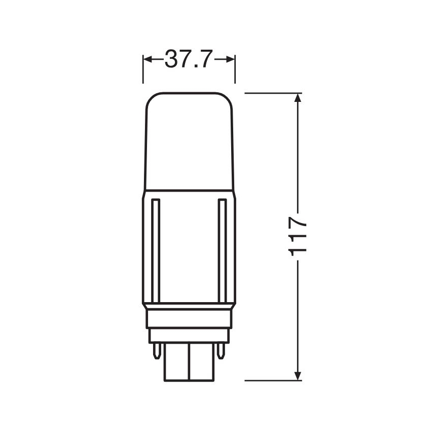 LED Żarówka G24d/7,5W/230V 4000K - Osram