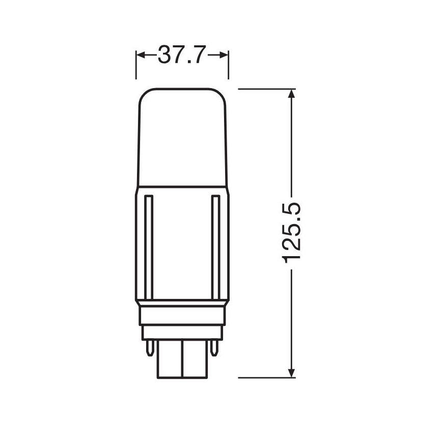 LED Żarówka G24d/9,5W/230V 3000K - Osram