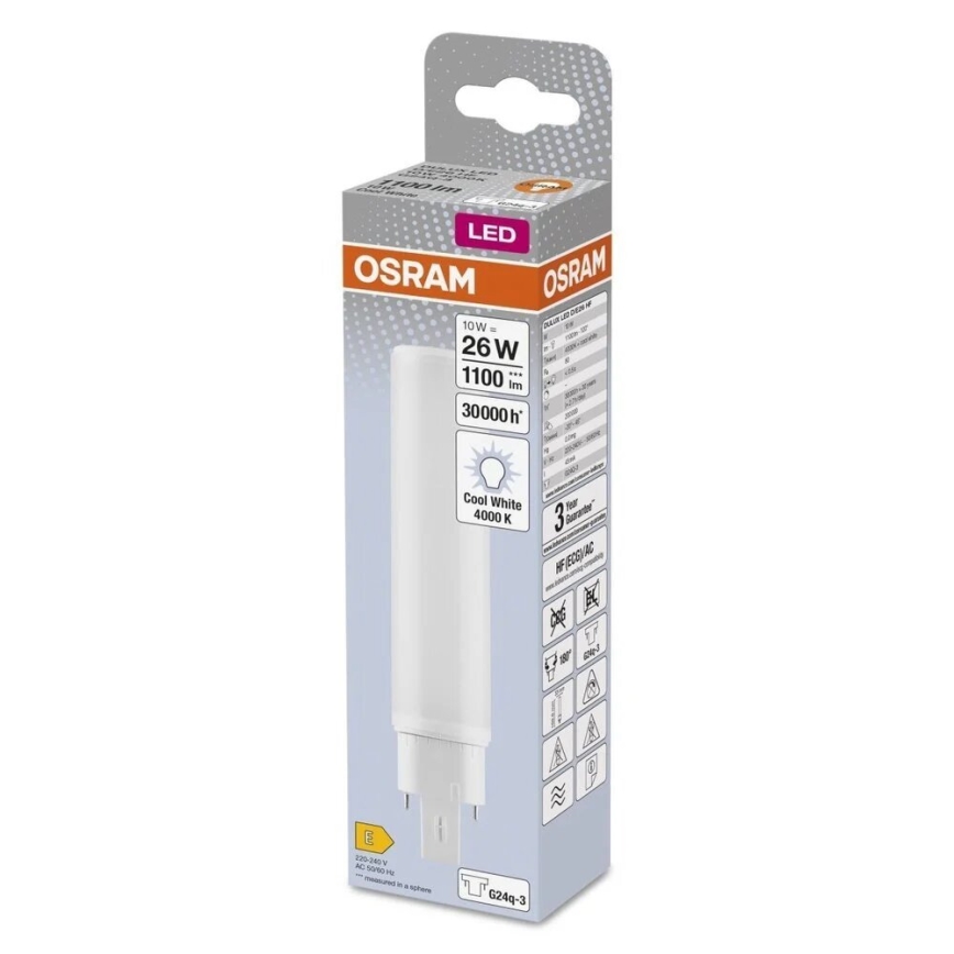 LED Żarówka G24q-3/10W/230V 4000K - Osram