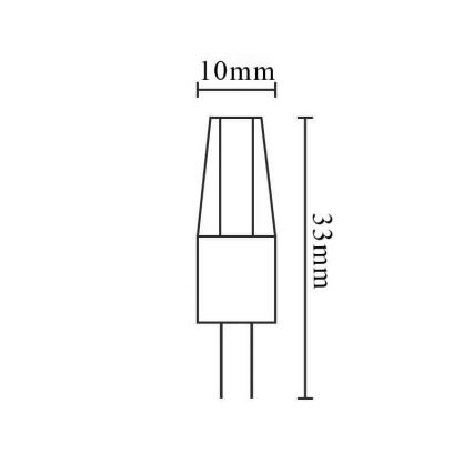 LED Żarówka G4/1,5W/12V 4000K