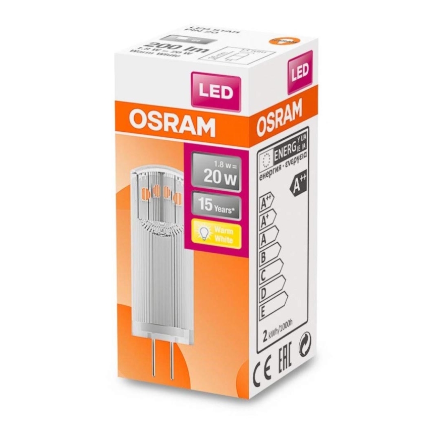 LED Żarówka G4/1,8W/12V 2700K - Osram