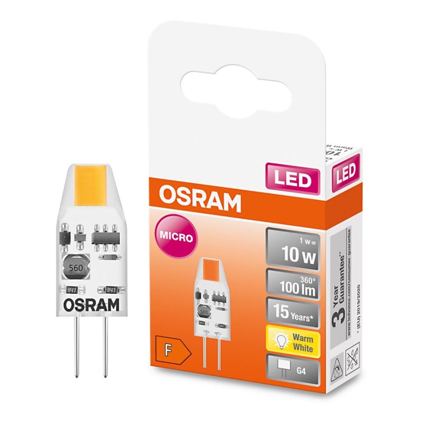 LED Żarówka G4/10W/12V 2700K - Osram