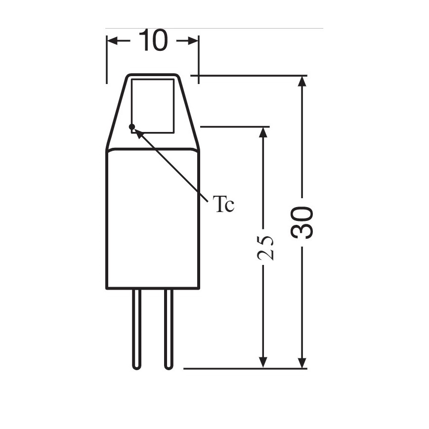 LED Żarówka G4/10W/12V 2700K - Osram