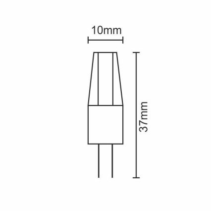 LED Żarówka G4/2W/12V 4000K