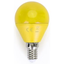 LED Żarówka G45 E14/4W/230V żółty - Aigostar 100003OGA