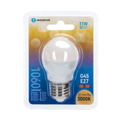 LED Żarówka G45 E27/11W/230V 3000K - Aigostar