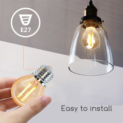 LED Żarówka G45 E27/4W/230V 2200K - Aigostar