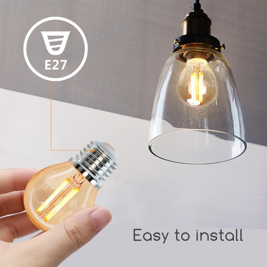 LED Żarówka G45 E27/4W/230V 2200K - Aigostar
