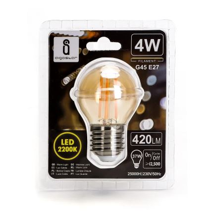 LED Żarówka G45 E27/4W/230V 2200K - Aigostar