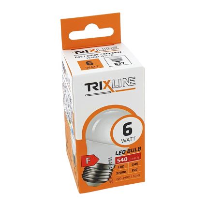 LED Żarówka G45 E27/6W/230V 2700K