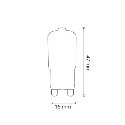 LED żarówka G9/2,5W/230V 6400K