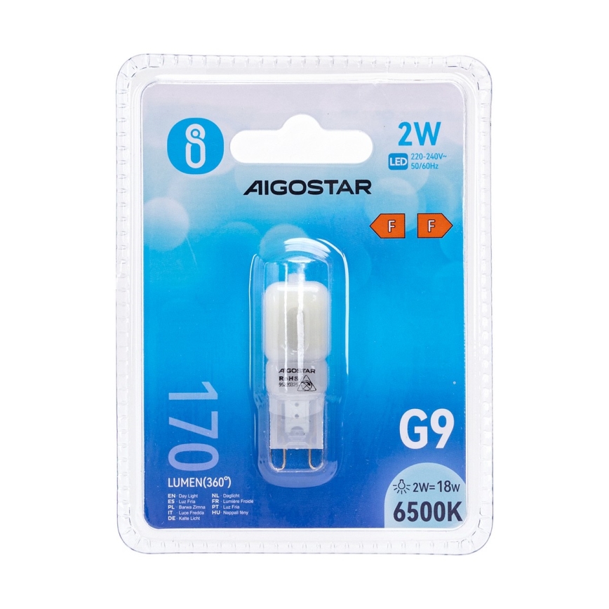 LED Żarówka G9/2W/230V 6500K - Aigostar