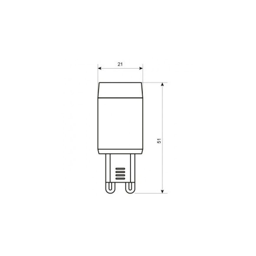 LED Żarówka G9/3,5W/230V 3000K